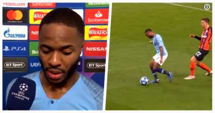 Raheem Sterling apologises after farcical penalty decision