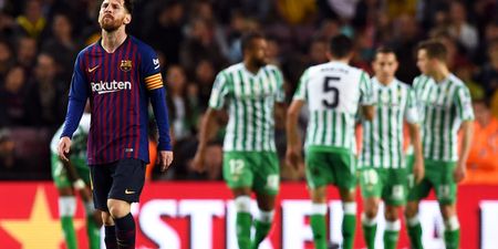 Real Betis shock Barcelona in record breaking seven goal thriller at Camp Nou