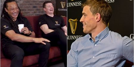 Andrew Trimble has BOD and Tana Umaga in stitches with spear tackle remark