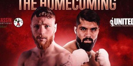 Ray Moylette’s homecoming fight will be shown live on Irish terrestrial television