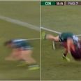 Connacht winger Cian Kelleher stuns 17-stone South African prop with thumping tackle