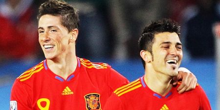 David Villa, Fernando Torres and Iniesta will all be in the same league next year