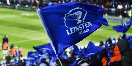 It has all kicked off between Leinster fans and Bath… over banned flags