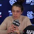 Joanna Jedrzejczyk fronts up in post-fight interview after another tough loss