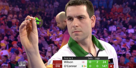 Willie O’Connor hits precocious checkout in best first set of competition