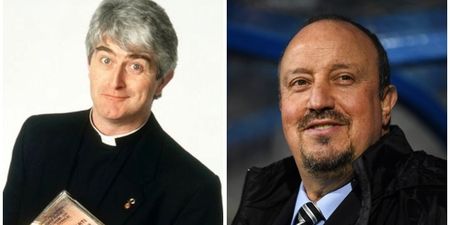 Rafa Benitez reveals the role Father Ted played when he first moved to England