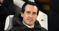 Unai Emery apologises after kicking bottle at fans following draw with Brighton