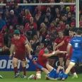 Johnny Sexton penalised for aggressive retaliation after Fineen Wycherley tackle