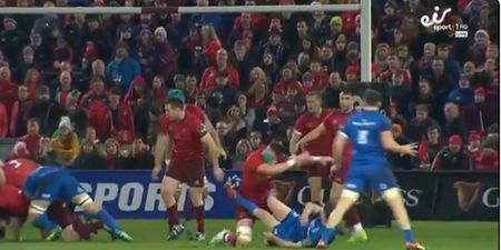 Johnny Sexton penalised for aggressive retaliation after Fineen Wycherley tackle