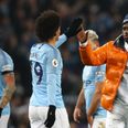Stewards mistake Benjamin Mendy for pitch invader at final whistle of Man City win over Liverpool