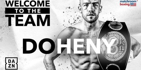 Eddie Hearn signs up Portlaoise’s world champion TJ Doheny
