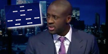 Yaya Toure has Aguero and Messi in midfield in greatest team mate XI ever