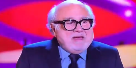 Danny DeVito delivers message of support for Arsenal at National Television Awards
