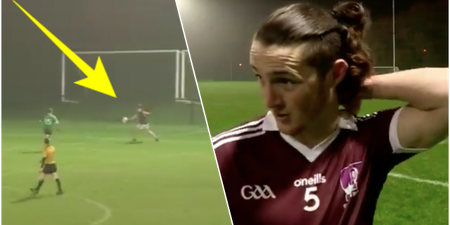 Kieran Molloy kicks ridiculous winner for NUIG and another Galway man is pure power
