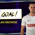 Alan Browne continues remarkable form in front of goal