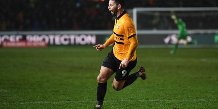 Carlow’s Pádraig Amond scores glorious goal to secure FA Cup upset
