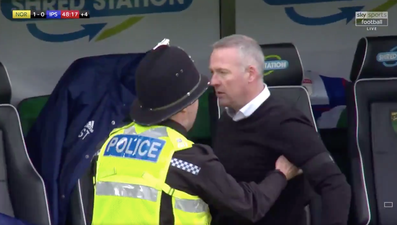 Paul Lambert incensed after being sent off in Ipswich’s game against Norwich