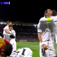 It wasn’t difficult to make out what Angel Di Maria shouted after setting up opener