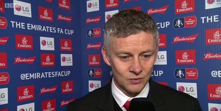 Ole Gunnar Solskjaer rinses Alan Shearer with old FA Cup reference