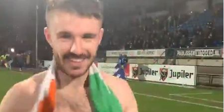 Dan Crowley dons Irish flag after helping Willem II through to cup final