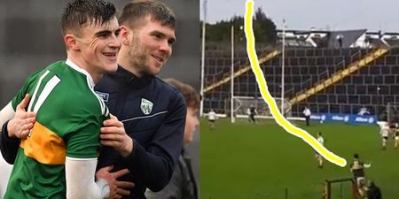 Seanie O’Shea releases inner Maurice Fitzgerald with sideline missile