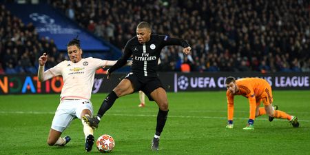 Chris Smalling’s last-ditch tackle to deny Mbappe summed up Man United’s night against PSG