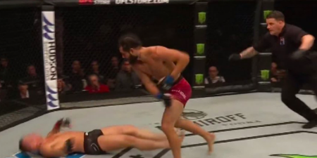 Jorge Masvidal knocks Darren Till out cold in main event of UFC London