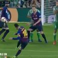 Lionel Messi scores perfect free-kick to give Barcelona lead at Betis