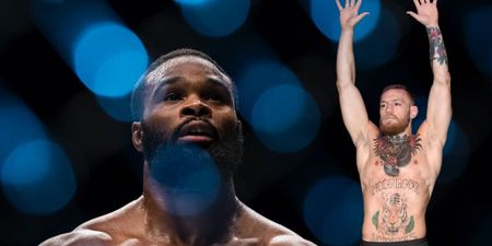After losing welterweight title, Tyron Woodley makes pitch for red panty night