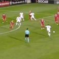 Paul Pogba produces outrageous assist for Antoine Griezmann volley