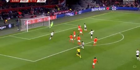 Serge Gnabry takes van Dijk for a ride and rifles shot into top corner