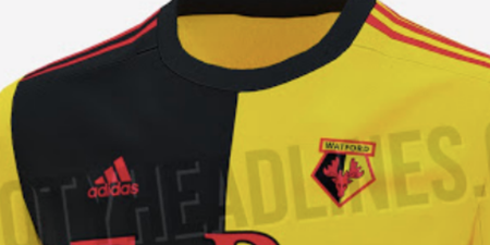 The new Watford jersey has been leaked and it is a stunner