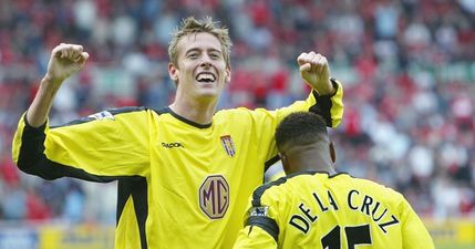 Doug Ellis once told Peter Crouch that he “invented the overhead kick”