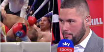 Tony Bellew “disgusted” as British boxer disqualified for biting opponent