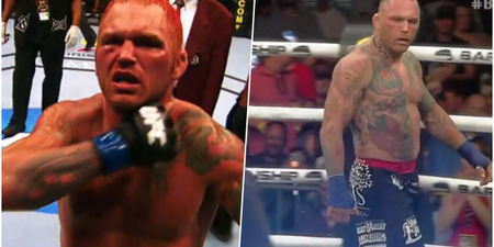 Remember Chris Leben? Well he’s really, really good at bare-knuckle boxing