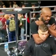 Jon Jones chokes out fan during fitness event in Germany