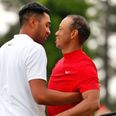 Tiger Woods took time out at end of his press conference to praise Tony Finau