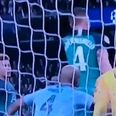 The angle that shows Fernando Llorente’s goal did touch his arm