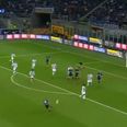 Radja Nainggolan smashes in cracking volley to give Inter the lead over Juve