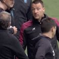 Marcelo Bielsa and John Terry exchange words after controversial goal at Elland Road