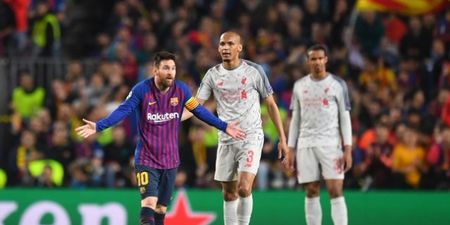 Liverpool fans start petition to get Messi banned for ‘striking’ Fabinho