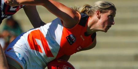 Cora Staunton suffers double leg break in Aussie Rules game