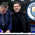 Carragher and Neville absolutely rinse Man City’s ‘Legends Lounge’