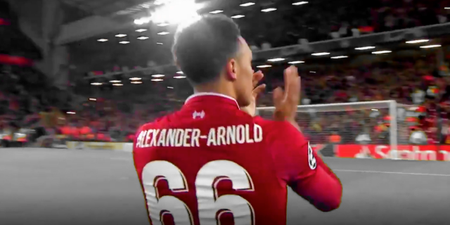 Trent Alexander Arnold scenes when everyone else left Anfield pitch were special