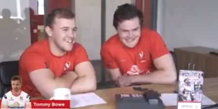 Jacob Stockdale and Will Addison prank call Tommy Bowe