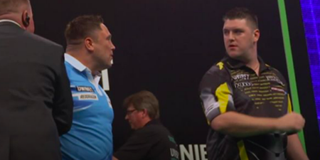 Daryl Gurney apologises for incident with Gerwyn Price after Premier League clash