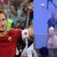 Francesco Totti responds perfectly to youngster’s cheeky flick