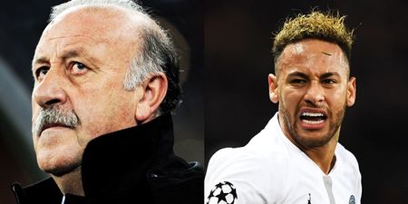 Vicente del Bosque blames Neymar for encouraging young players to dive
