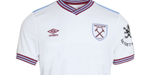 You can buy the new West Ham jersey without the sponsor