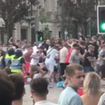 Portuguese police clash with England fans in Porto
